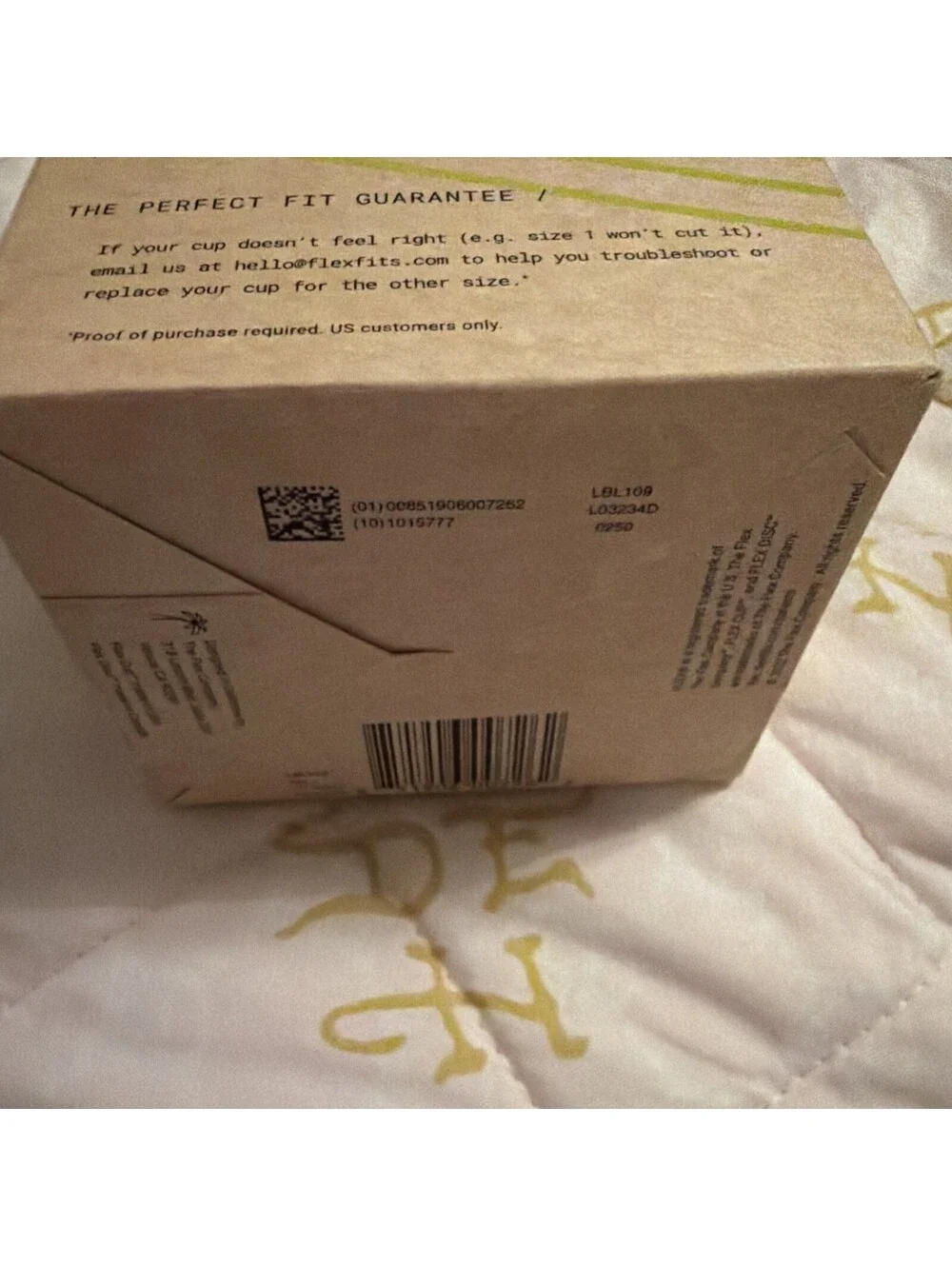 Flex menstrual cup